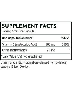 Thorne Vitamin C Natural Flavonoids Dietary Supplement 90 Caps - supplemynts.com