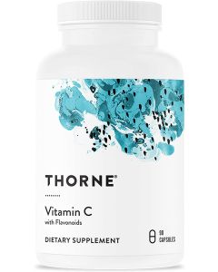 Thorne Vitamin C Natural Flavonoids Dietary Supplement 90 Caps - supplemynts.com