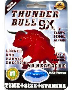 Thunder Bull 9x Triple Maximum Max Power Enhancement Pill - supplemynts.com
