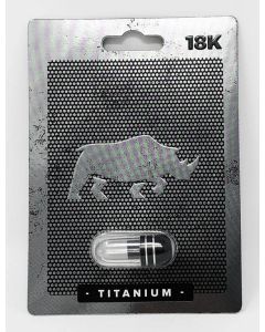 Titanium 18k Male Sexual Enhancement Black Silver Pill - supplemynts.com