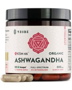 Tribe Organics Ksm-66 Ashwagandha Full-spectrum 90 Capsules