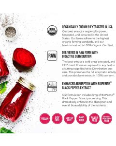 Triquetra Health 60 Capsules Biobeet Organic Beetroot Extract