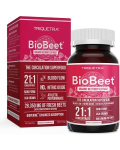 Triquetra Health 60 Capsules Biobeet Organic Beetroot Extract