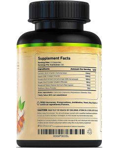 Turmeric Ginger Apple Cider Vinegar Gmo Free Supplement Nature&#039;s Base - supplemynts.com