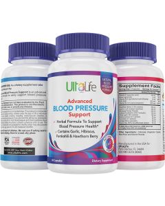 Ultalife Advanced Blood Pressure Support Supplement 60 Capsules