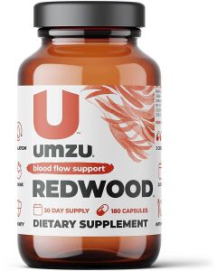 Umzu 180 Capsules Redwood Blood Flow Support Nitric Oxide Booster - supplemynts.com
