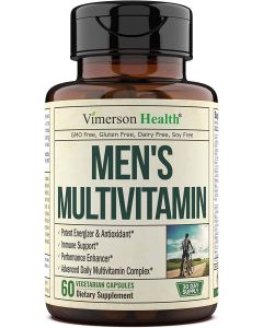 Vimerson Mens Multivitamin Zinc No Iron Vegetarian 60 Pills - supplemynts.com