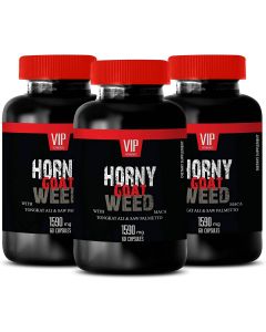 Vip Horny Goat Weed Male Enhancing Pills 3 Bottles - supplemynts.com