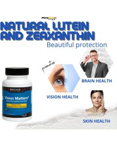 Vision Matters Natural Lutein Zeaxanthin Eye Health 30SG Bricker Labs