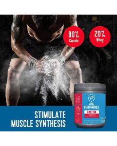 Vital Performance Protein Powder Strawberry Flavored 26.8 Oz - supplemynts.com