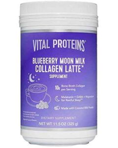 Vital Proteins Blueberry Moon Milk Collagen Latte Supplement 11.5 Oz - supplemynts.com