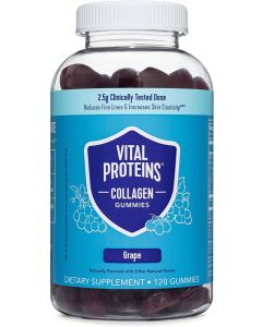 Vital Proteins Collagen Gummies 120 Grape Flavored Supplement - supplemynts.com