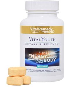 Vital Remedy Md Vital Youth Energy Booster Supplement 60 Tablets