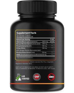 Vital Vitamins Brain Booster Supplement Memory Focus Clarity 30 Caps - supplemynts.com