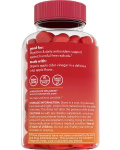 Viva Naturals Organic Apple Cider Vinegar 60 Gummy Digestion Support