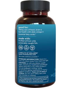 Viva Naturals Triple Strength Omega 3 Fish Oil 2,200mg 180 Softgels