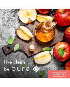 Wellpath Pure Organic Apple Cider Vinegar 60 Vegan Gummies Detox