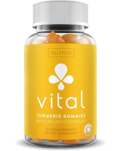 WellPath Vital Turmeric Curcumin C3 Complex 60 Vegan Gummies - supplemynts.com
