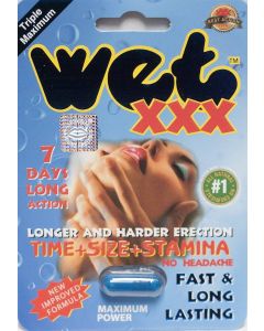 Wet Xxx 2500pwr 7 Days Male Enhancement Pill - supplemynts.com