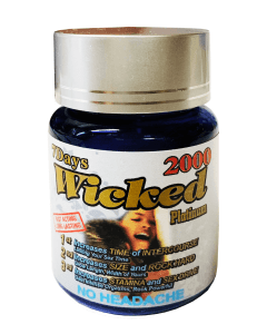 Wicked Platinum 2000mg 6 Count Bottle Sexual Enhancement Pill