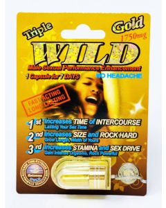 Wild Gold 1750mg Triple Maximum Male Enhancement Pill - supplemynts.com