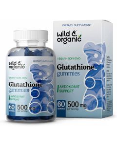 Wild & Organic Glutathione 60 Gummies Antioxidant Support Supplement
