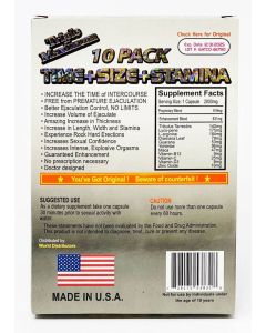 Wild Platinum 2000mg Triple Maximum Enhancer 10 Count Pack Pill - supplemynts.com