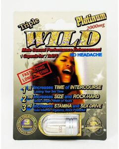 Wild Platinum 2000mg Triple Maximum Sexual Enhancement Pill - supplemynts.com