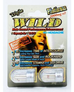 Wild Platinum Double 2000mg Triple Maximum Male Enhancement Pills - supplemynts.com