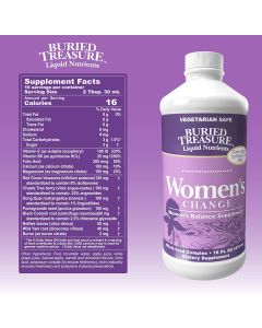 Womens Change Natural Menopause Support 16 Oz Buried Treasure