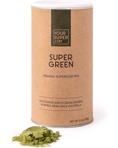 Your Super Green Mix Organic Superfood Powder Supplement 5.3 Oz