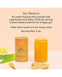 Your Super Gut Restore Mix Probiotic Drink Powder 5.3 Oz