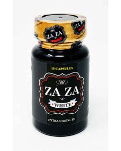 Za Za White Extra Strength 700mg Dietary Supplement 15 Pills Bottle
