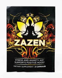 Zazen Stress and Anxiety Aid Dietary Supplement 3 Caps Pack - supplemynts.com