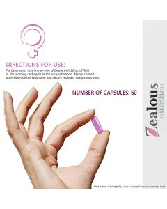 Zealous Desire Female Enhancement Pills 60 Caps - supplemynts.com