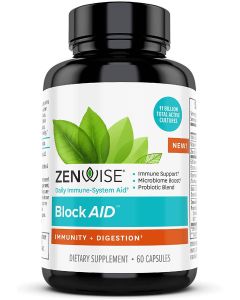 Zenwise Block Aid Immunity Digestion Support Supplement 60 Caps