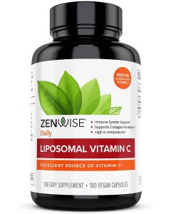 Zenwise Daily Liposomal Vitamin C Immune System Support 180 Veggie Cap - supplemynts.com