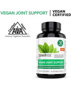 Zenwise Daily Vegan Joint Support Greengrown Glucosamine Hci 60 Caps