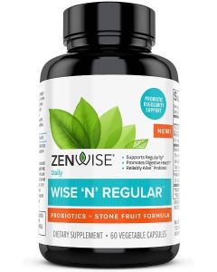 Zenwise Daily Wise N Regular Probiotics Stone Fruit Formula 60 Caps