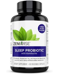 Zenwise Sleep Probiotic Kombucha Supplement 60 Veggie Capsules