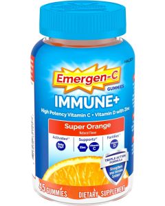 Emergen-C Immune Plus Gummies Orange Flavor Vitamin D 45 Cnt - supplemynts.com