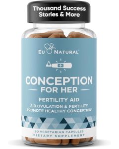 Eu Natural Conception Fertility Prenatal Vitamins 60 Veggie Caps - supplemynts.com