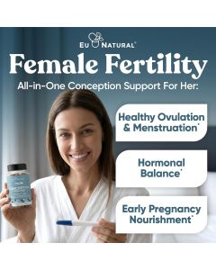 Eu Natural Conception Fertility Prenatal Vitamins 60 Veggie Caps - supplemynts.com