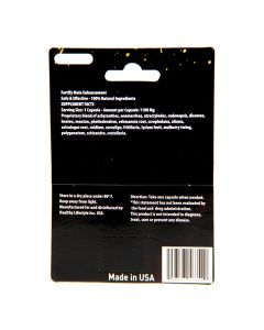 Discreet Fortify 35000 Male Performance Black Pill Packaging