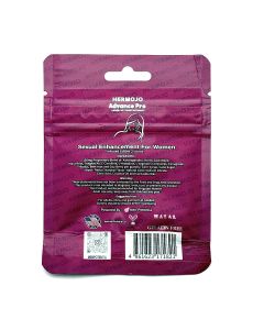 HERMOJO Advance Pro Female Sensual Bites with Ashwagandha and Strawberry Banana for peak performance.