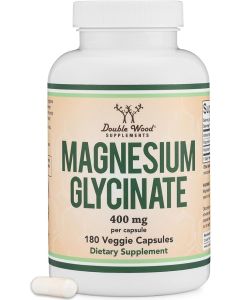 Magnesium Glycinate 400mg for Sleep & Muscle 180 Caps