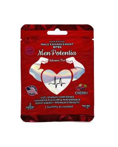 Cherry-flavored male libido booster gummies for performance enhancement and stamina support