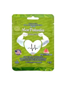 Men Potentia Advance Pro Watermelon Male Enhancement Gummies in a 2-pack, boosting male performance and stamina, Halal certified and gelatin-free