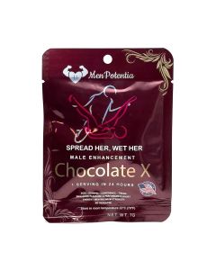 Men Potentia Chocolate X libido enhancer, a male supplement in chocolate form with Ashwagandha and Maca Root for peak performance.