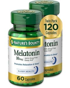 Nature’s Bounty Melatonin 10mg Capsules 120 Count